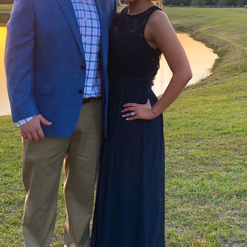 Navy bridesmaid dress